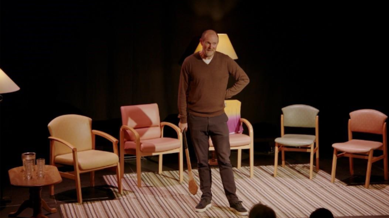 Actor on stage. 